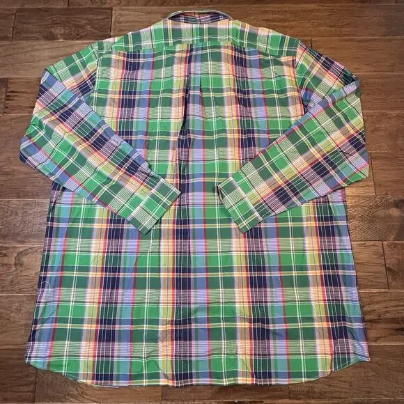 Polo Ralph Lauren Plaid Oxford Men’s 4XLT Long Sleeve Button Down Shirt NWT $110 - Picture 7 of 8